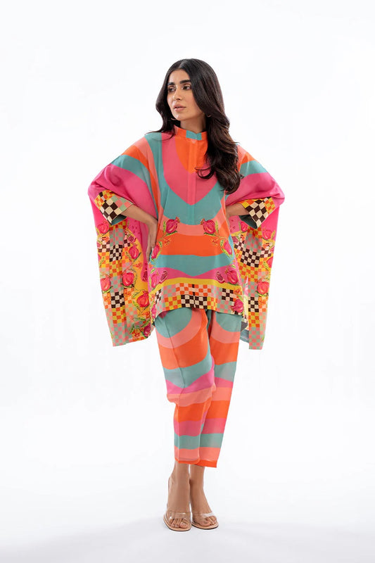 Tropicana Muse Abstract Co-ord Set – Multicolor