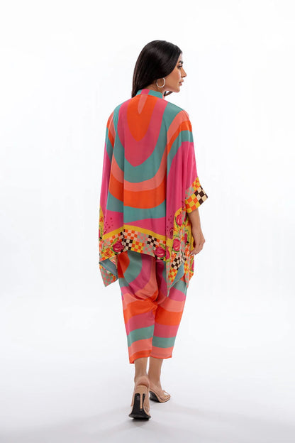 Tropicana Muse Abstract Co-ord Set – Multicolor