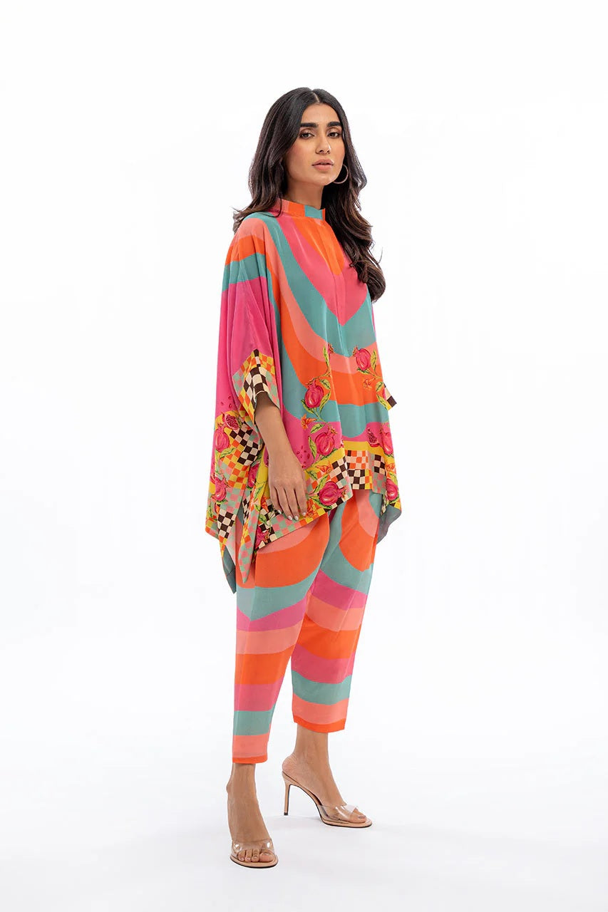 Tropicana Muse Abstract Co-ord Set – Multicolor