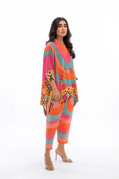 Tropicana Muse Abstract Co-ord Set – Multicolor