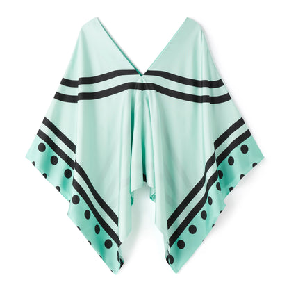 Mint Green Graphic Silk Co-ord Set – Contemporary Luxe