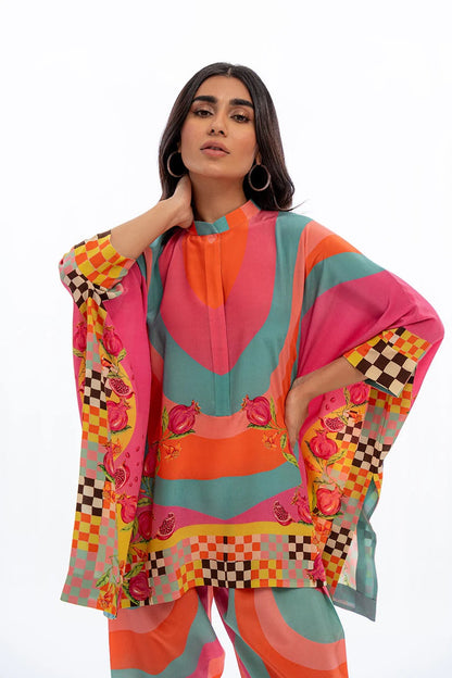 Tropicana Muse Abstract Co-ord Set – Multicolor