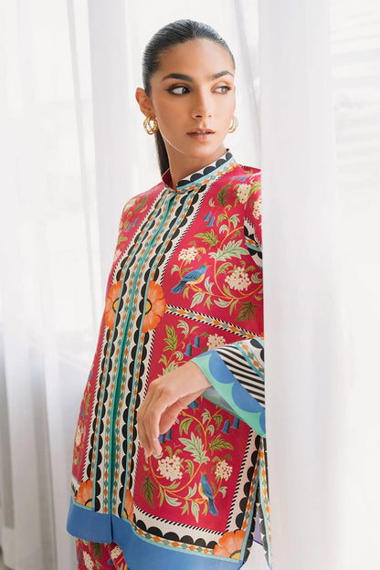 Eden Bloom Printed Co-ord Set – Black | Red | Yellow