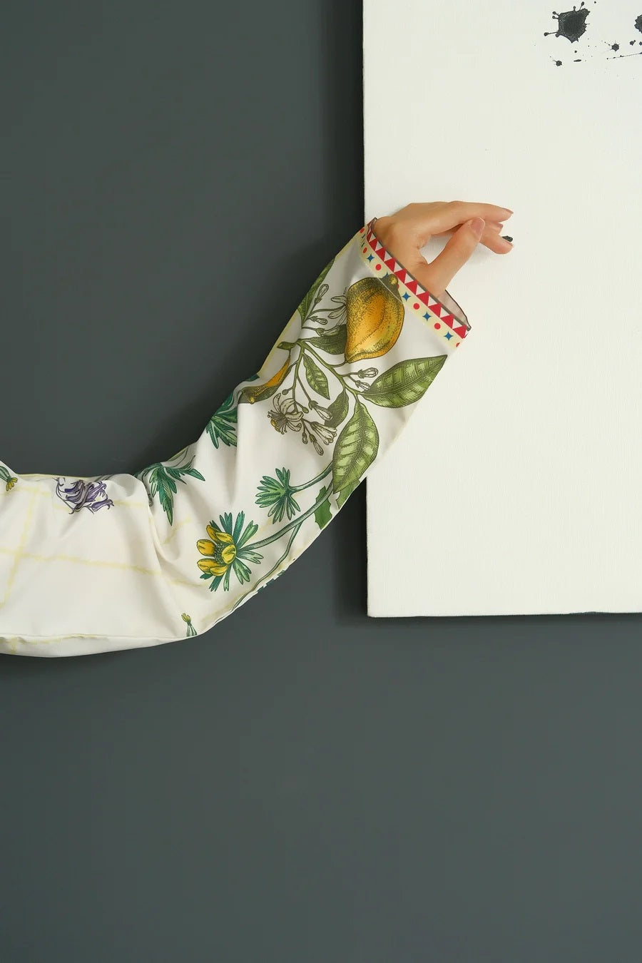 Citrus Garden Printed Co-ord Set – Ivory Botanical