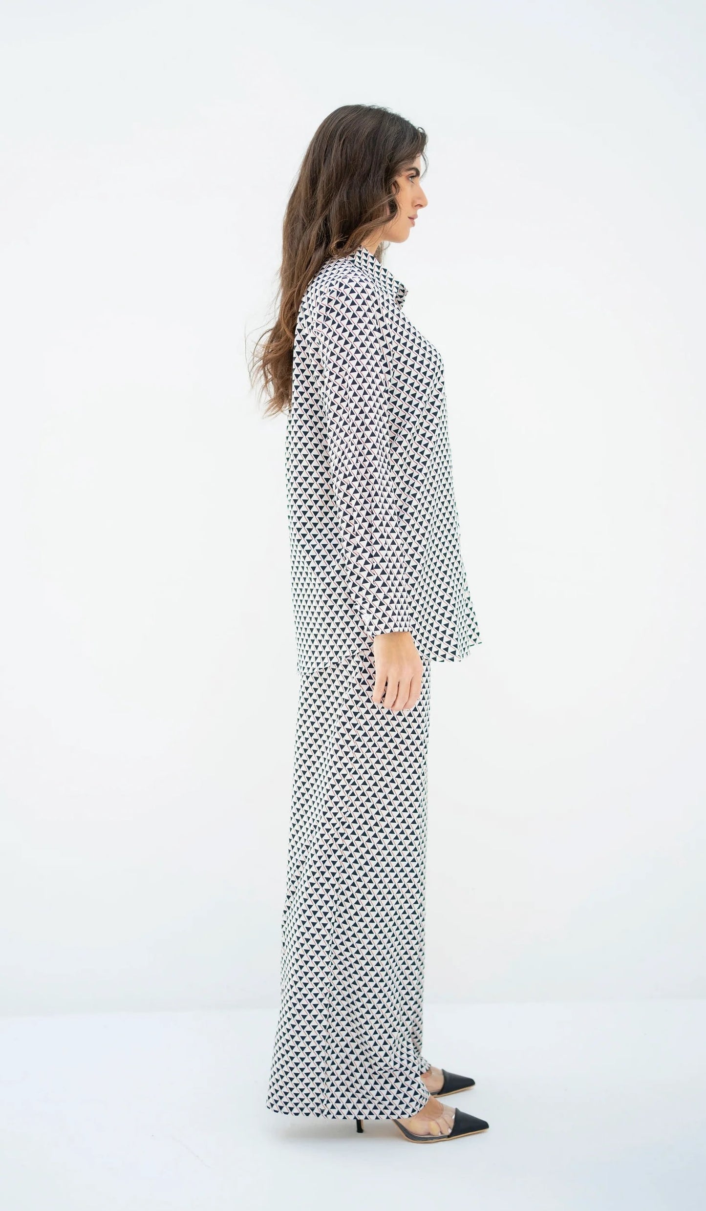 Minimal Muse Geometric Co-ord Set – Classic Black & White