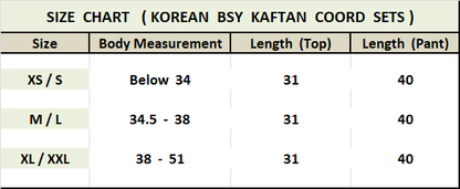 Urban Mirage Kaftan Co-ord Set – Mustard, Teal & Ivory