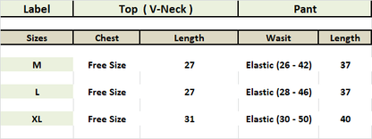 Pastel Wave Silk Kaftan Top with Black Pleated Wide-Leg Pants